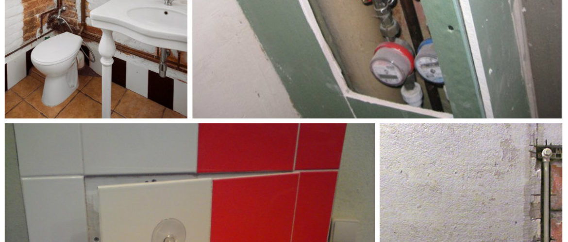 Как скрыть трубы в ванной комнате — 7 способов