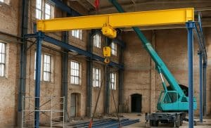 Реконструкция старого цеха под установку мостового крана