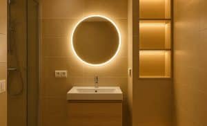 Электрика в ванной: сценарии света, безопасность и продуманная схема