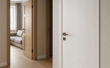 Как выбрать межкомнатные двери для квартиры: материалы, стиль, конструкция