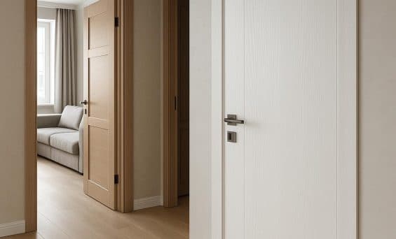 Как выбрать межкомнатные двери для квартиры: материалы, стиль, конструкция