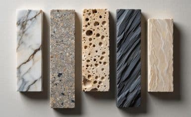 Популярные виды декоративного камня