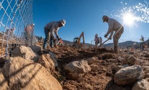 Создание забора из габионов для защиты и эстетики участка