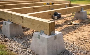 Блоки под фундамент террасы: принципы выбора, применения и ограничения
