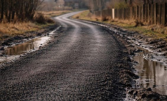 Подъезд к участку весной и осенью: какие покрытия выдерживают межсезонье