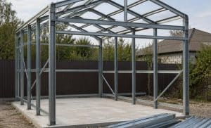 Металлический каркас для гаража: какие материалы выбрать
